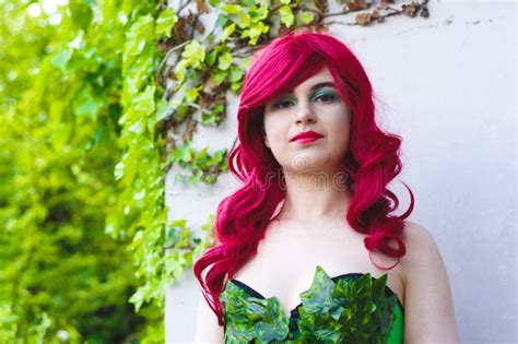 Poison Ivy from Batman Cosplay Editorial Photography - Image of show, character: 94907652