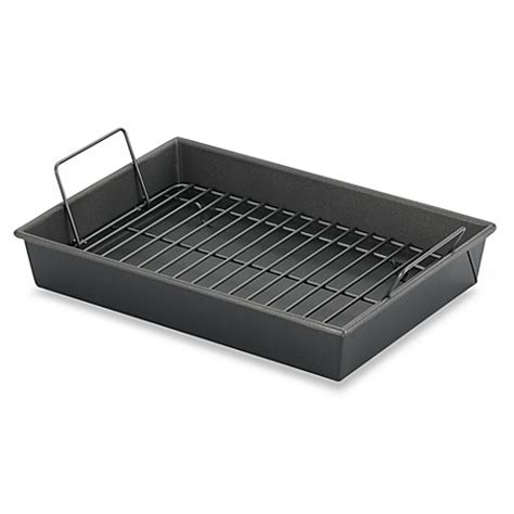 Chicago Metallic™ Roast N' Broil Pan with Rack - Bed Bath & Beyond