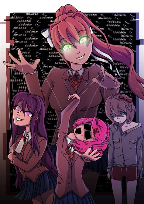 Coco Gelbart - Doki Doki Literature Club - poster (FAN ART)