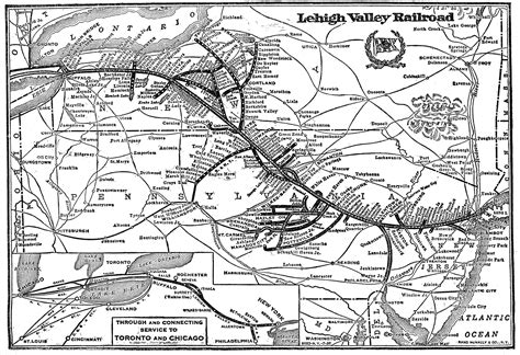 Lehigh Valley Railroad, "Route Of The Black Diamond"