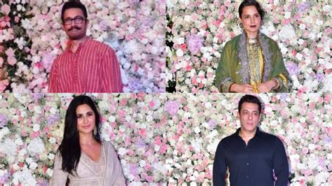 Aamir Khan, Kangana Ranaut, Katrina Kaif, Salman Khan attend Arpita's ...