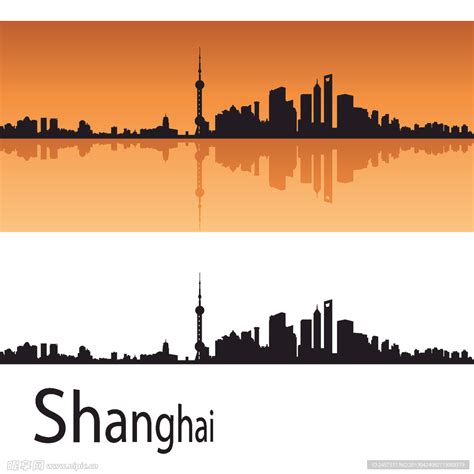 上海城市建筑剪影设计图__建筑设计_环境设计_设计图库_昵图网nipic.com