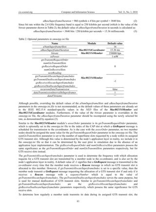 A simulation model of ieee 802.15.4 gts mechanism and gts | PDF