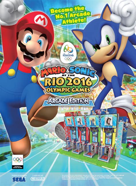 SEGA to debut Mario & Sonic at the Rio 2016 Olympic Games arcade at EAG ...