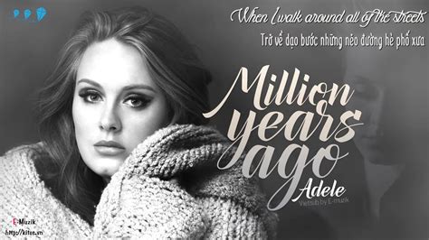 ADELE - Million Years Ago Lyrics (Cover) - YouTube