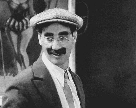 Groucho Marx eyebrow raising gif | Marx brothers, Groucho marx, Old ...