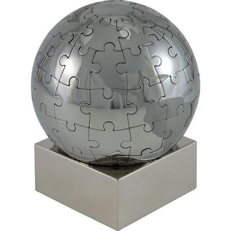 Inform Designs Magnetic Puzzle Globe metal puzzle