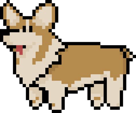 Corgi and Space Corgi : r/PixelArt