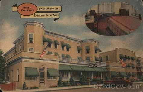 Hotel Frederick Endicott, NY Postcard