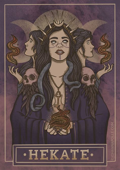 Pagan Mythology: Hekate – Johanna Polle | Greek mythology art, Greek goddess art, Greek ...