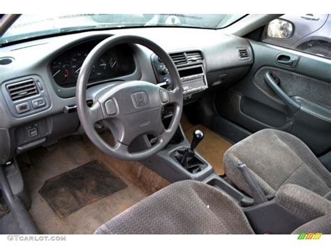 Gray Interior 2000 Honda Civic LX Sedan Photo #87371917 | GTCarLot.com