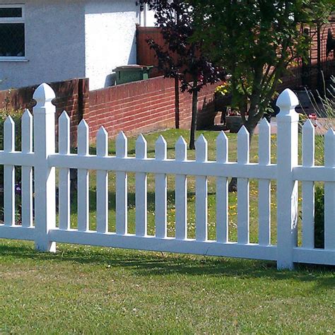 Scalloped 6 ft. W x 3 ft. H Picket Fence Panel | Simple Fencing ...