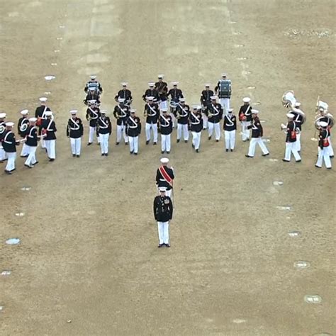 U.S. Marine Band gives superbly synchronized performance of 'The Marines Hymn'