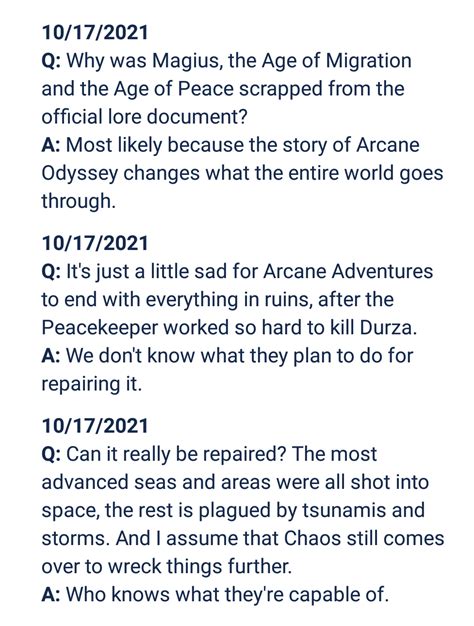 Lore Trello for the Arcane Universe - Game Discussion - Arcane Odyssey