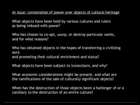 Cultural heritage preservation