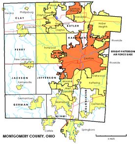 Montgomery County Ohio Zip Code Map | World Map