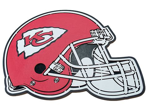 Evergreen NFL Kansas City Chiefs Ultra-Thin LED Light Wall Sign Décor | Full Size Replica Helmet ...