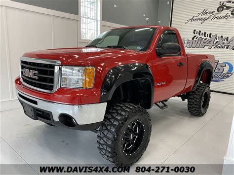 2011 GMC Sierra 1500 4X4 Lifted Silverado Regular Cab Short Bed Low Mileage Pick Up