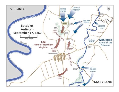 Antietam Battle Maps - Antietam National Battlefield (U.S. National Park Service)