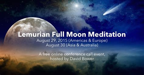 Here’s why I’m doing a Lemurian Full Moon Meditation event - David Bower