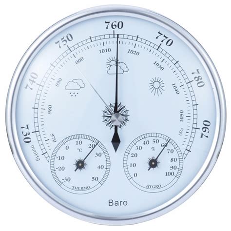 1x Analog Wall Hanging Weather Station 3 IN 1 Barometer Thermometer Hygrometer | Wish