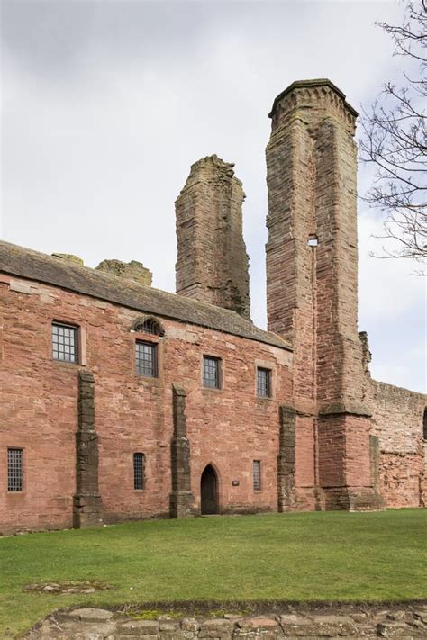 Arbroath Abbey Ruins in Scotland. Stock Image - Image of ruins, brick: 93360819