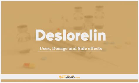 Deslorelin Dose For Dogs & Cats | Vet Drugs List