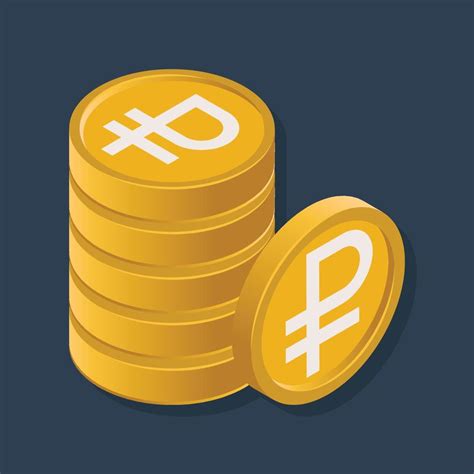 Ruble coins - Isometric 3D illustration. 17043330 Vector Art at Vecteezy