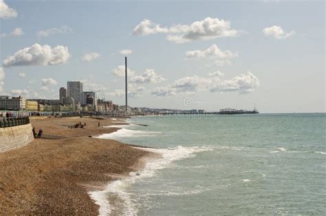 Beach at Hove, Sussex, England Editorial Photography - Image of ...