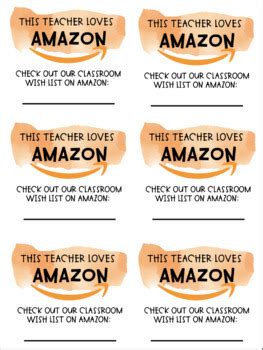 Amazon Wish List by Falling 4 Teaching | Teachers Pay Teachers