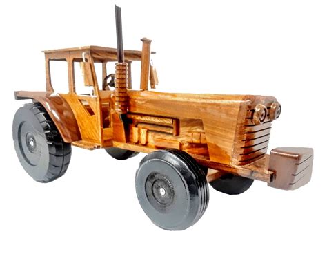 Tractor Wooden Model-made of Mahogany Wood - Etsy