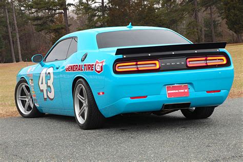 Baby Blue Dodge Challenger Looking Good with Custom Halo Headlights ...