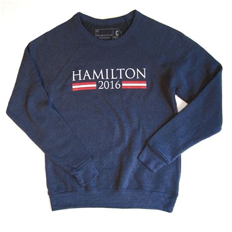 Hamilton 2016 Crewneck Fleece | Hamilton merchandise, Hamilton, Cool ...