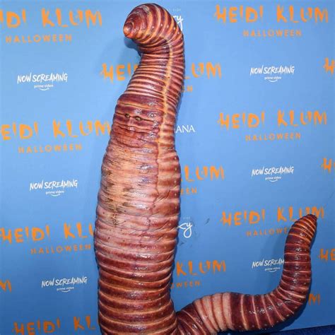 Heidi Klum dresses as giant worm for Halloween - ABC News