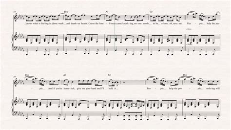 Flute - People Help the People - Birdy - Sheet Music, Chords, & Vocals ...