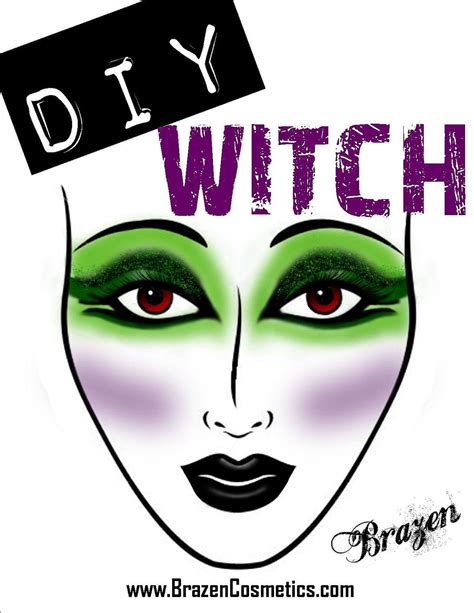 DIY Witches Makeup. Maybe this will come in handy someday Halloween 2016, Holidays Halloween ...