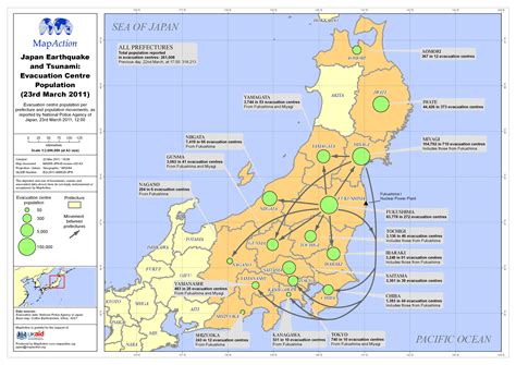 Japan Earthquake and Tsunami: Evacuation Centre Population (23rd March ...