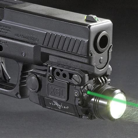 Tactical Green Laser Sight with LED Flashlight Combo with 20mm Universal Mount for Airsoft ...