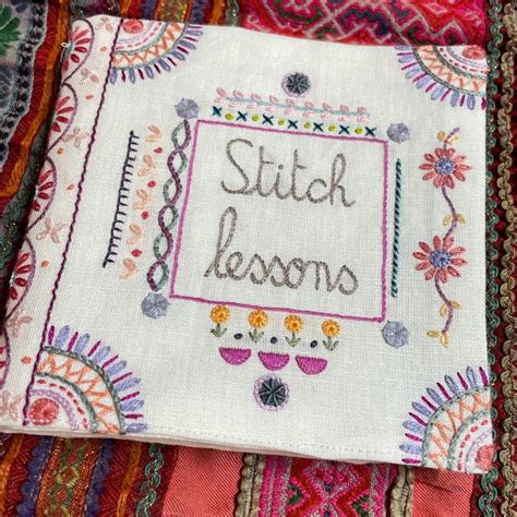 Beginner Stitch Lessons Sampler Kit in 2021 | Embroidery kits, Learn embroidery, Embroidery lessons