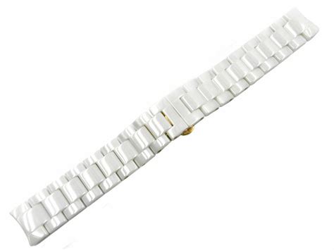 Genuine Fossil White Ceramic 22mm Watch Band | Total Watch Repair - CE1006