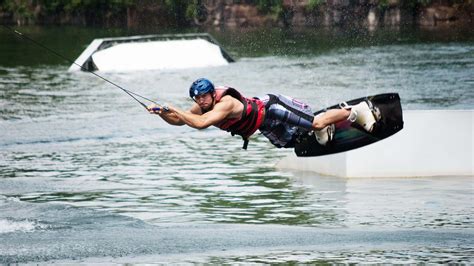 Wakeboarding fun on our continuous cable system at Brownstone Park!