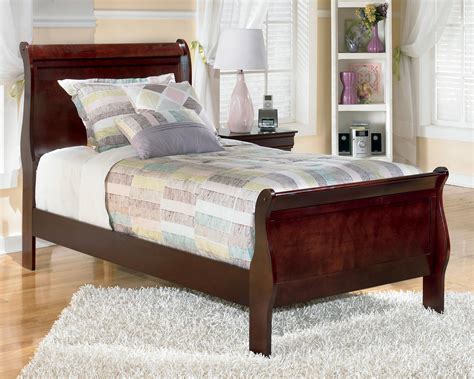 Ashley Signature Design Alisdair 1880376TW Twin Sleigh Bed | Dunk ...