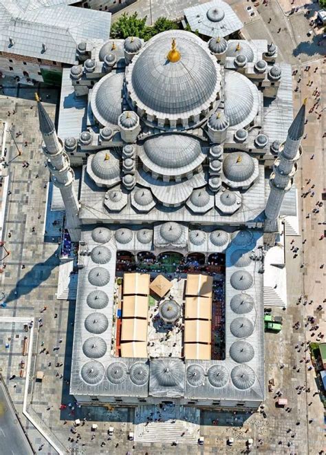 Aerial View of Selimiye Mosque (Selimiye Camii) in Edirne, Turkey (Ottoman Architecture) Islamic ...