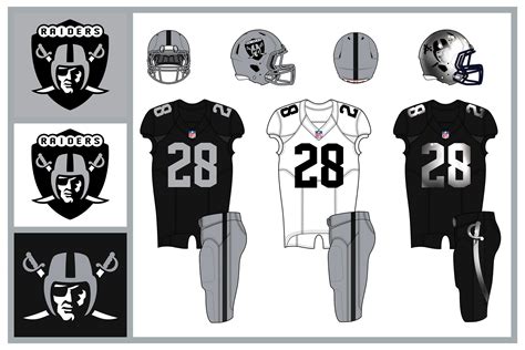 LAS VEGAS RAIDERS: The Raiders get a new logo for their move to Sin City. The only update to ...