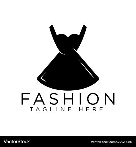 Luxury fashion logo design idea Royalty Free Vector Image