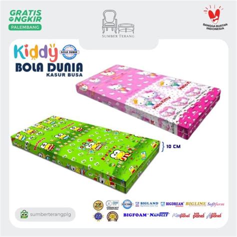 Jual Kasur Busa Bola Dunia Kiddy Kasur Busa Murah Kasur Lantai Travel Bed - | Shopee Indonesia