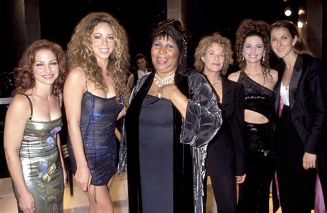 Celine Dion with Aretha Franklin | CelineDionWeb.com