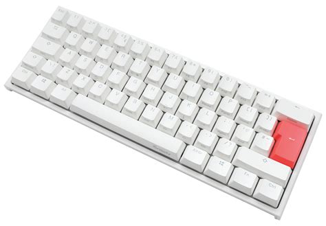 Ducky White One2 Mini RGB Backlit Brown Cherry MX Gaming Keyboard ...