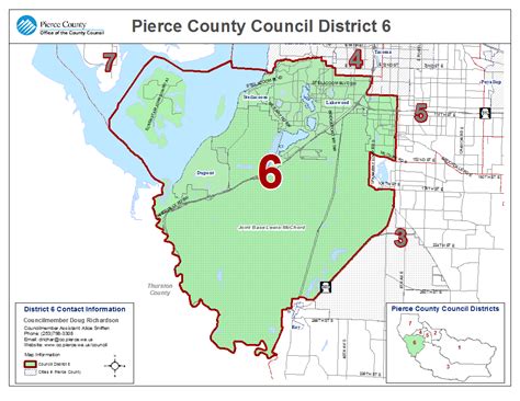 Council District Maps | Pierce County, WA - Official Website