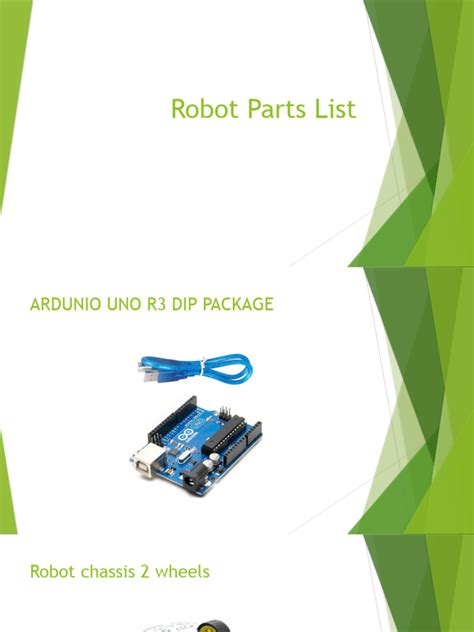 Robot Parts List | PDF